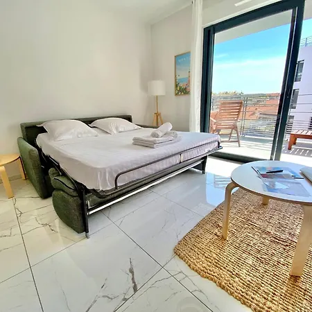 'Cap Riviera' Proche Gare Et Centre Appartement Menton Buitenkant foto